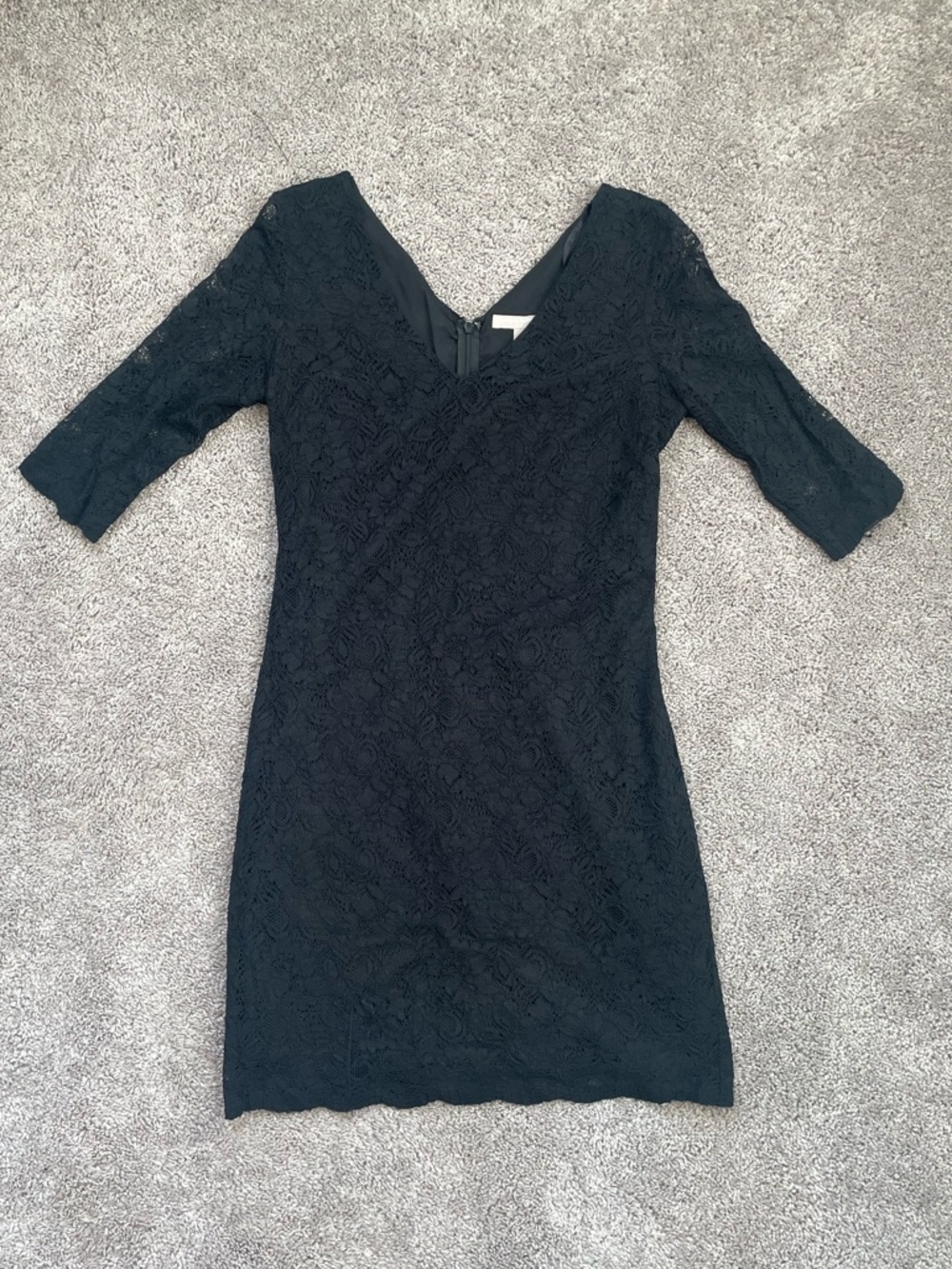 Banana Republic 8P Petite Black Lace Dress BNWT $129